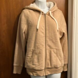 LL Bean thick lined Hoodie Jacket.Size medium